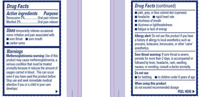 Back Label (Mucinex Insta Label)